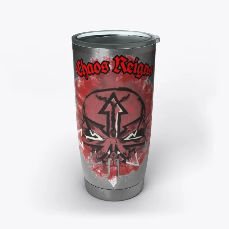 Chaos Reigns Pint, Tumbler & more