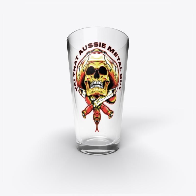 Jai that Aussie Metal Guy Pint Glass