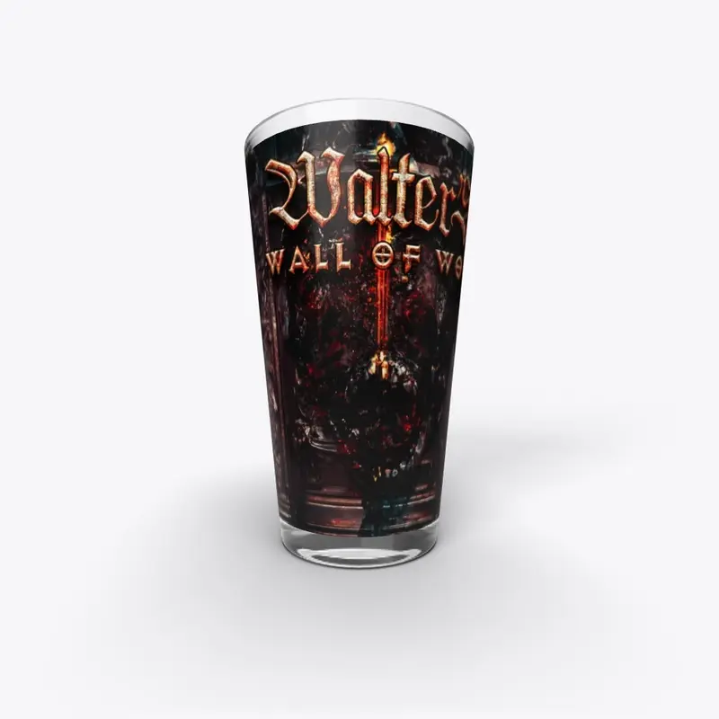 Walter's Wall of Woe Tumbler, Pint Glass